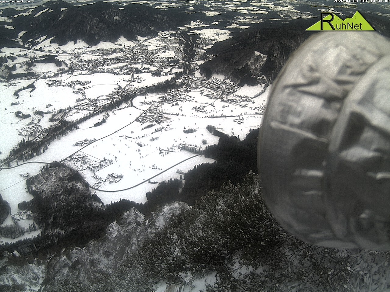 Archiv Foto Webcam Blick auf Ruhpolding
