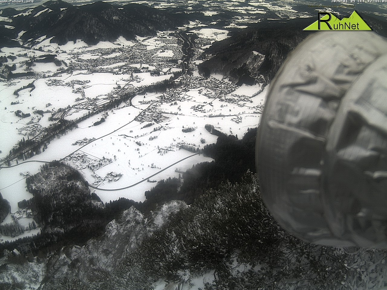 Archiv Foto Webcam Blick auf Ruhpolding