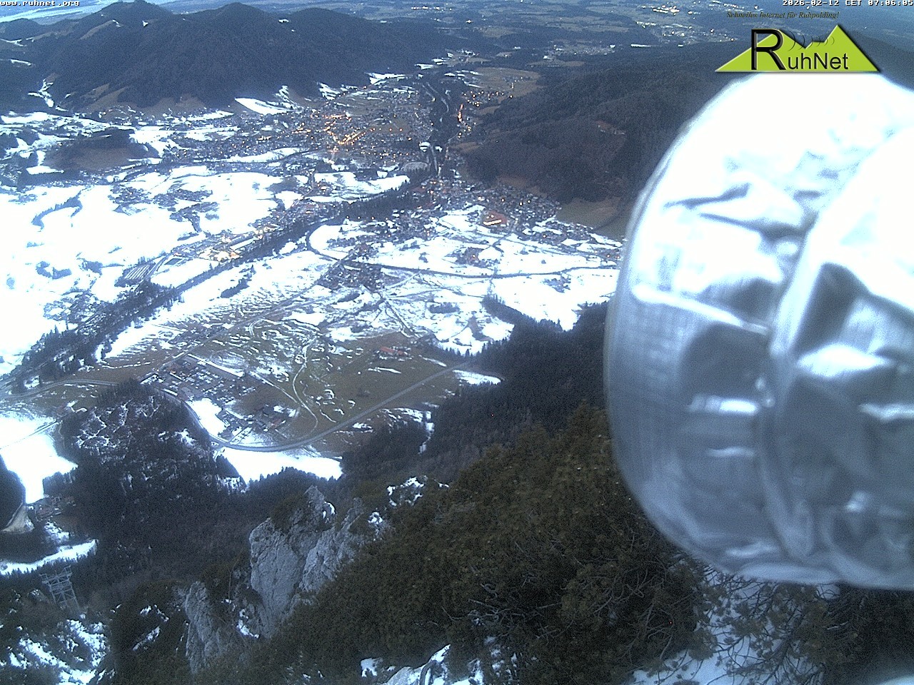 Archiv Foto Webcam Blick auf Ruhpolding