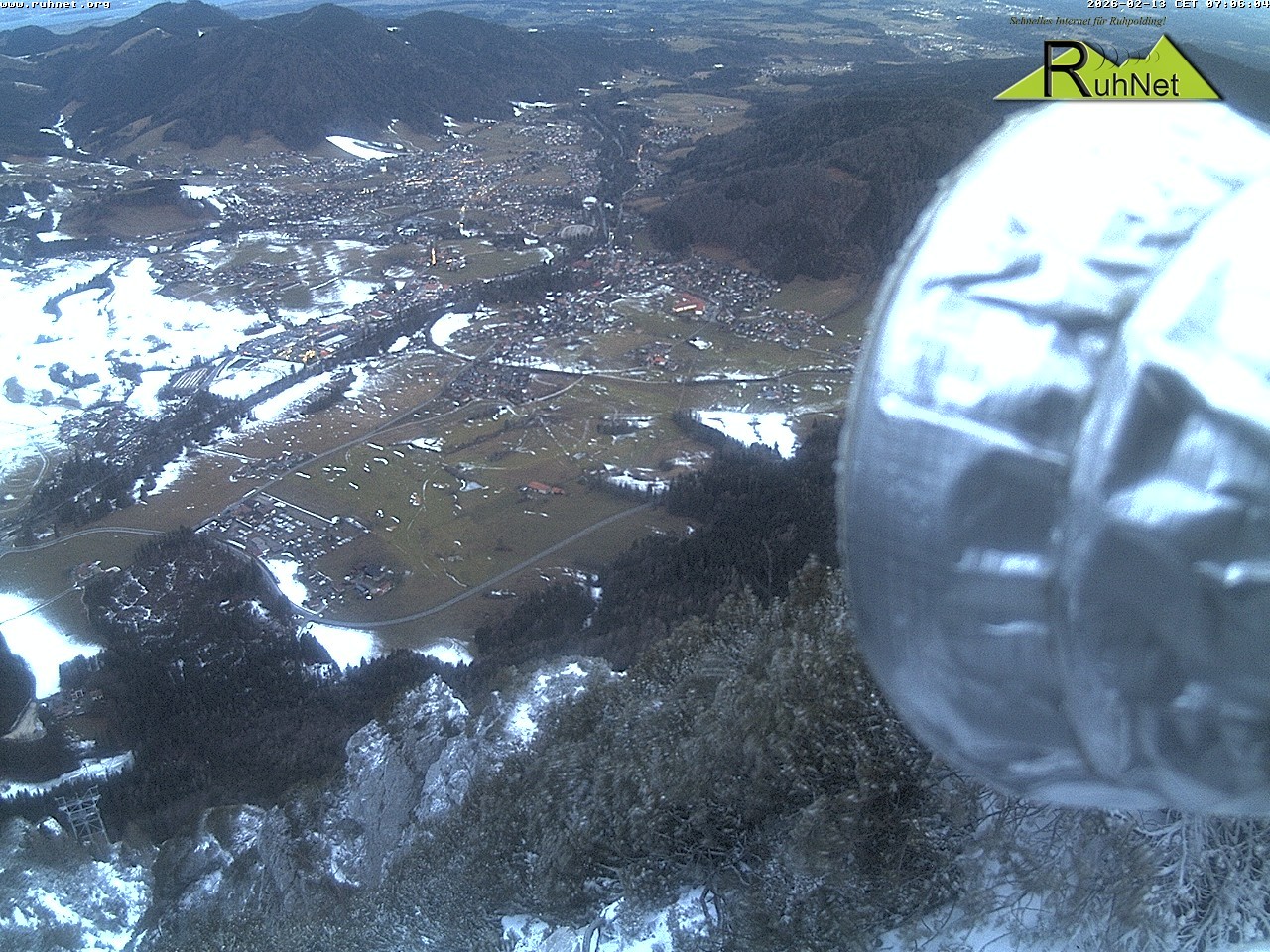 Archiv Foto Webcam Blick auf Ruhpolding