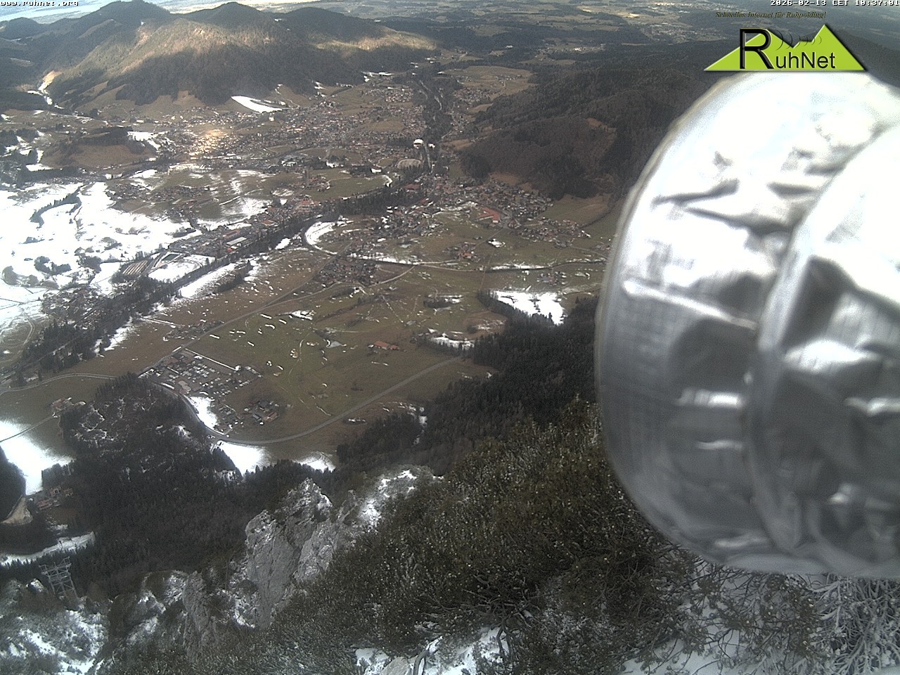 Archiv Foto Webcam Blick auf Ruhpolding