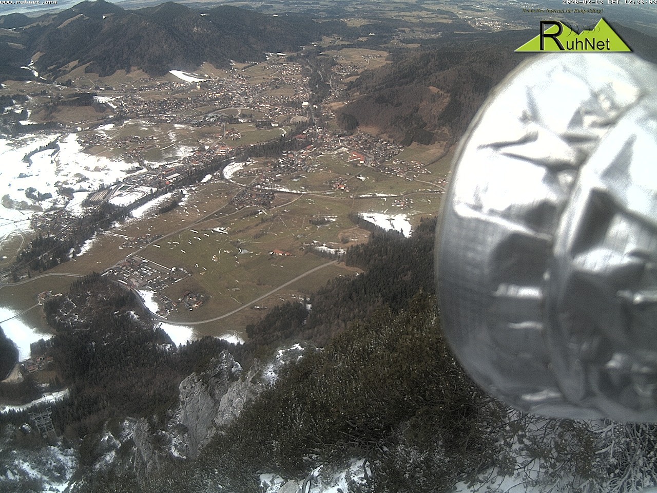 Archiv Foto Webcam Blick auf Ruhpolding