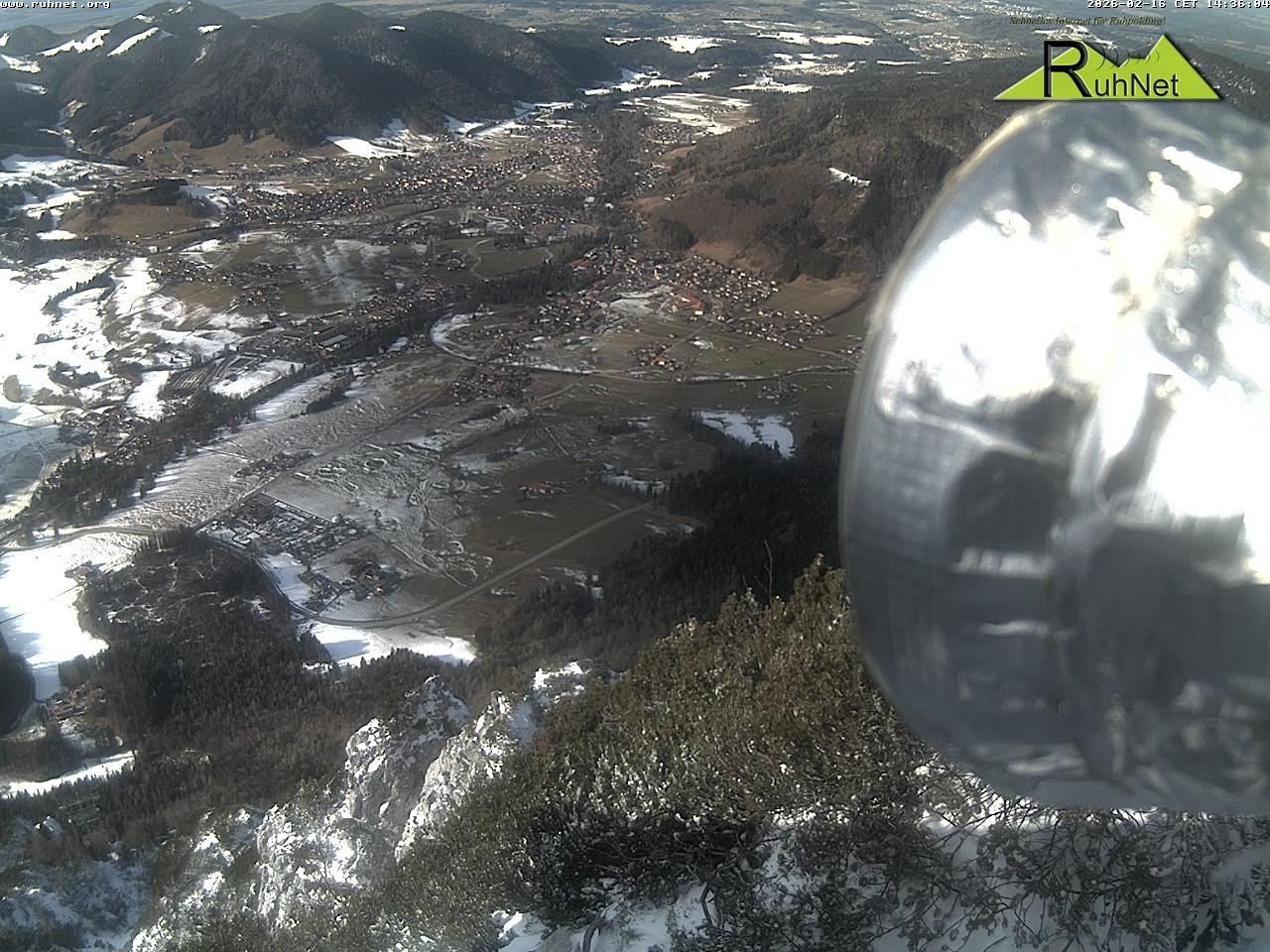 Archiv Foto Webcam Blick auf Ruhpolding