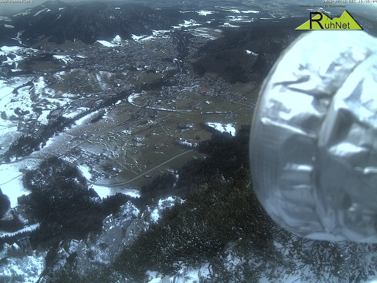 Archiv Foto Webcam Blick auf Ruhpolding