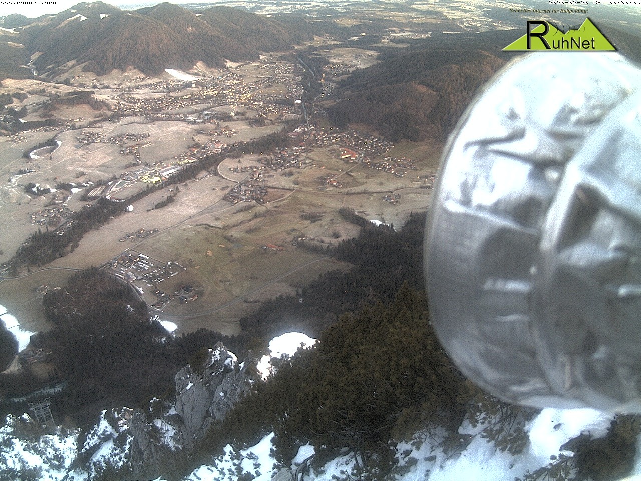 Archiv Foto Webcam Blick auf Ruhpolding