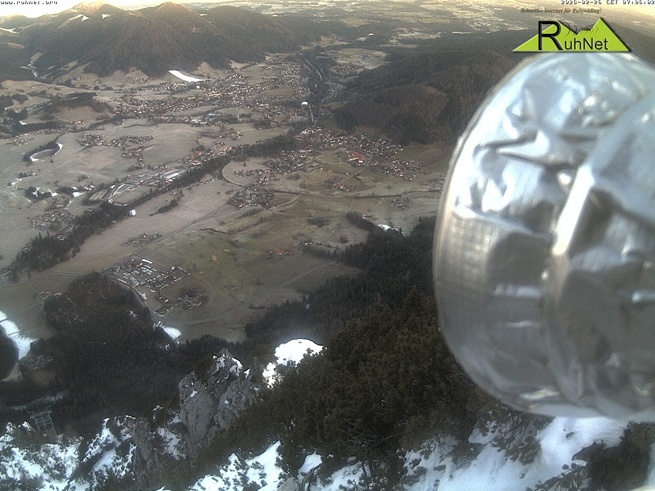Archiv Foto Webcam Blick auf Ruhpolding