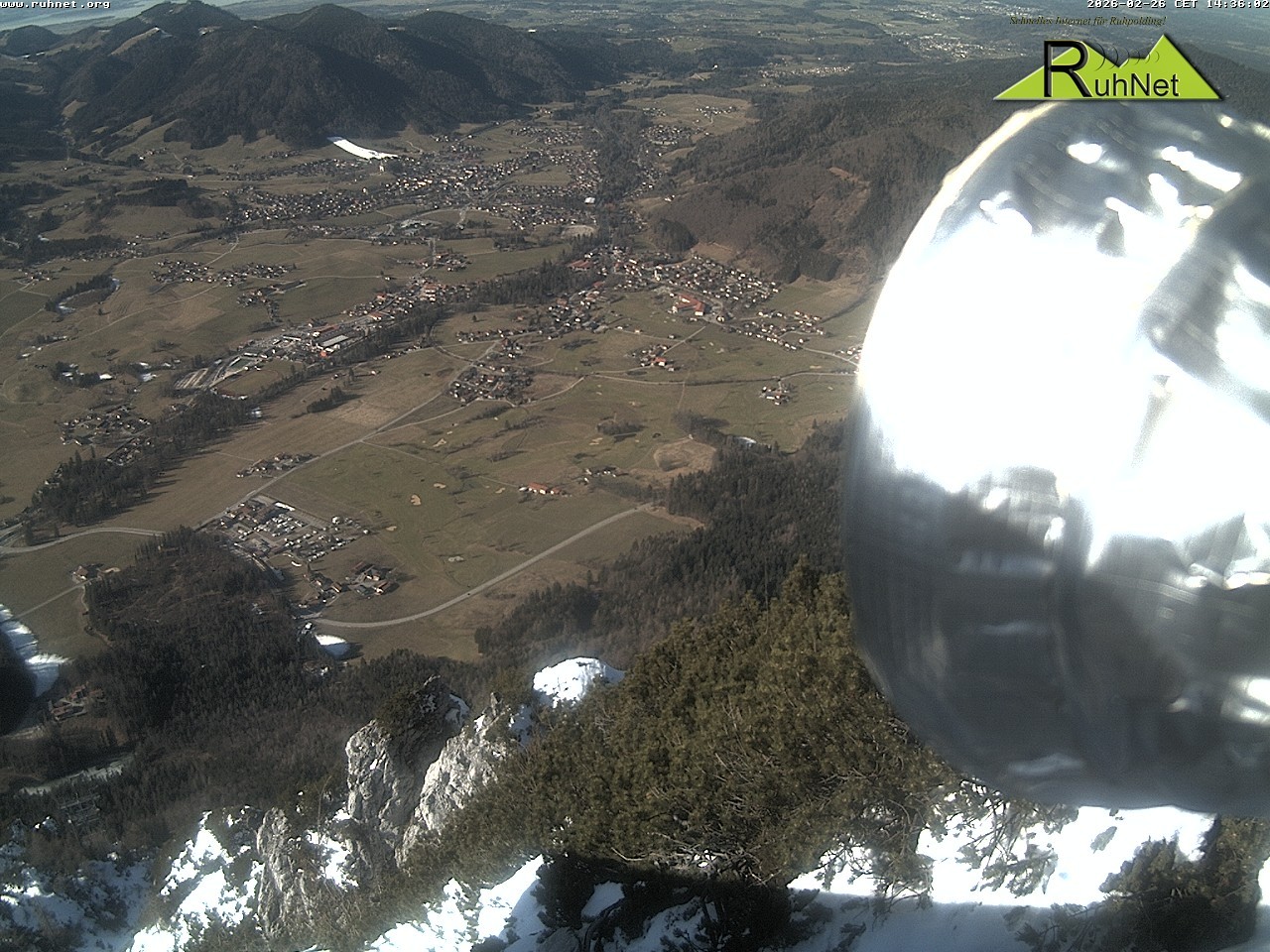 Archiv Foto Webcam Blick auf Ruhpolding