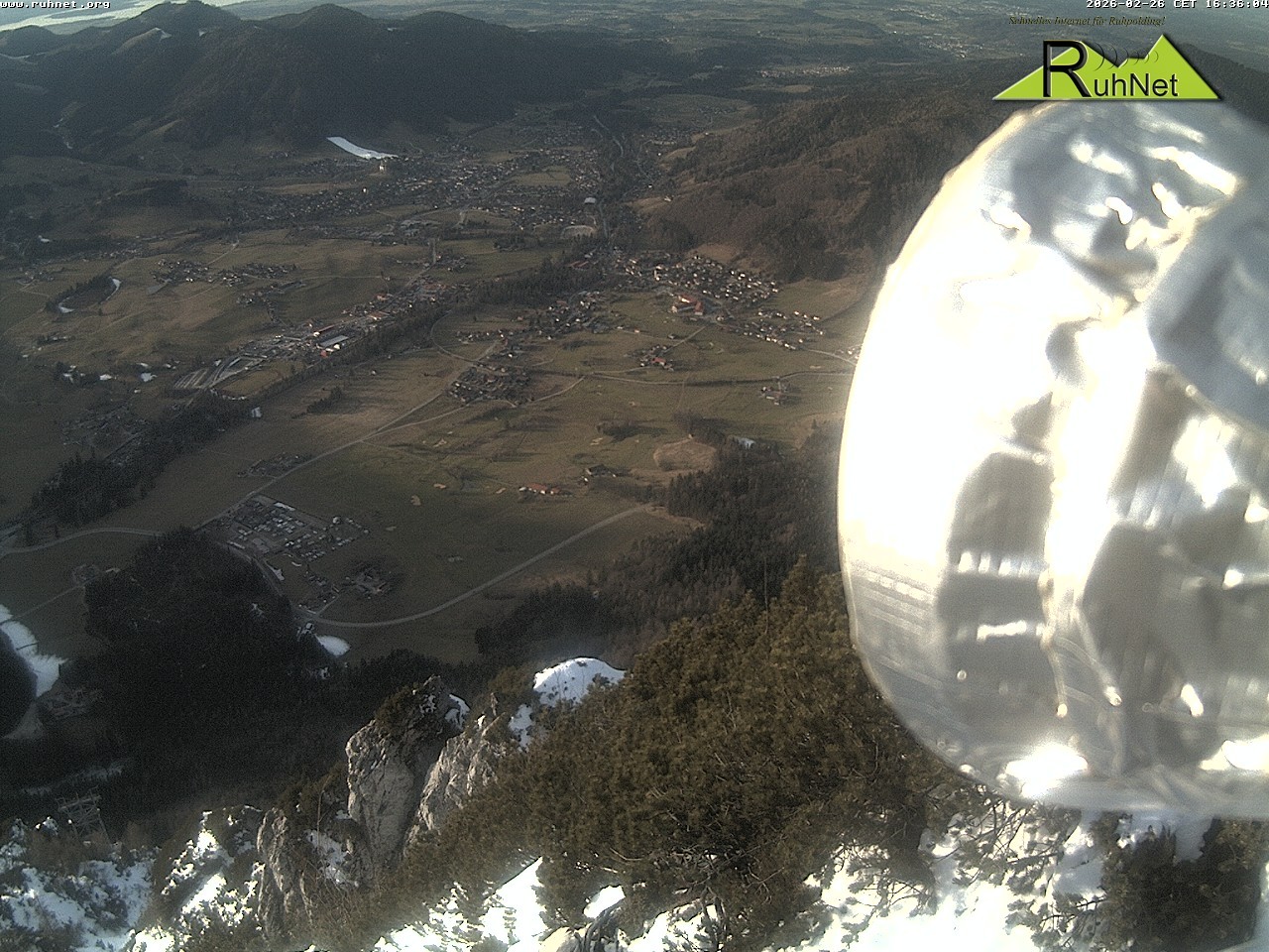 Archiv Foto Webcam Blick auf Ruhpolding