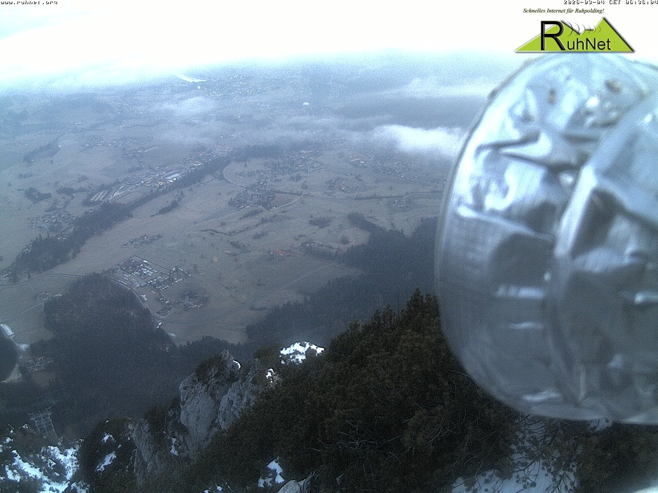 Archiv Foto Webcam Blick auf Ruhpolding