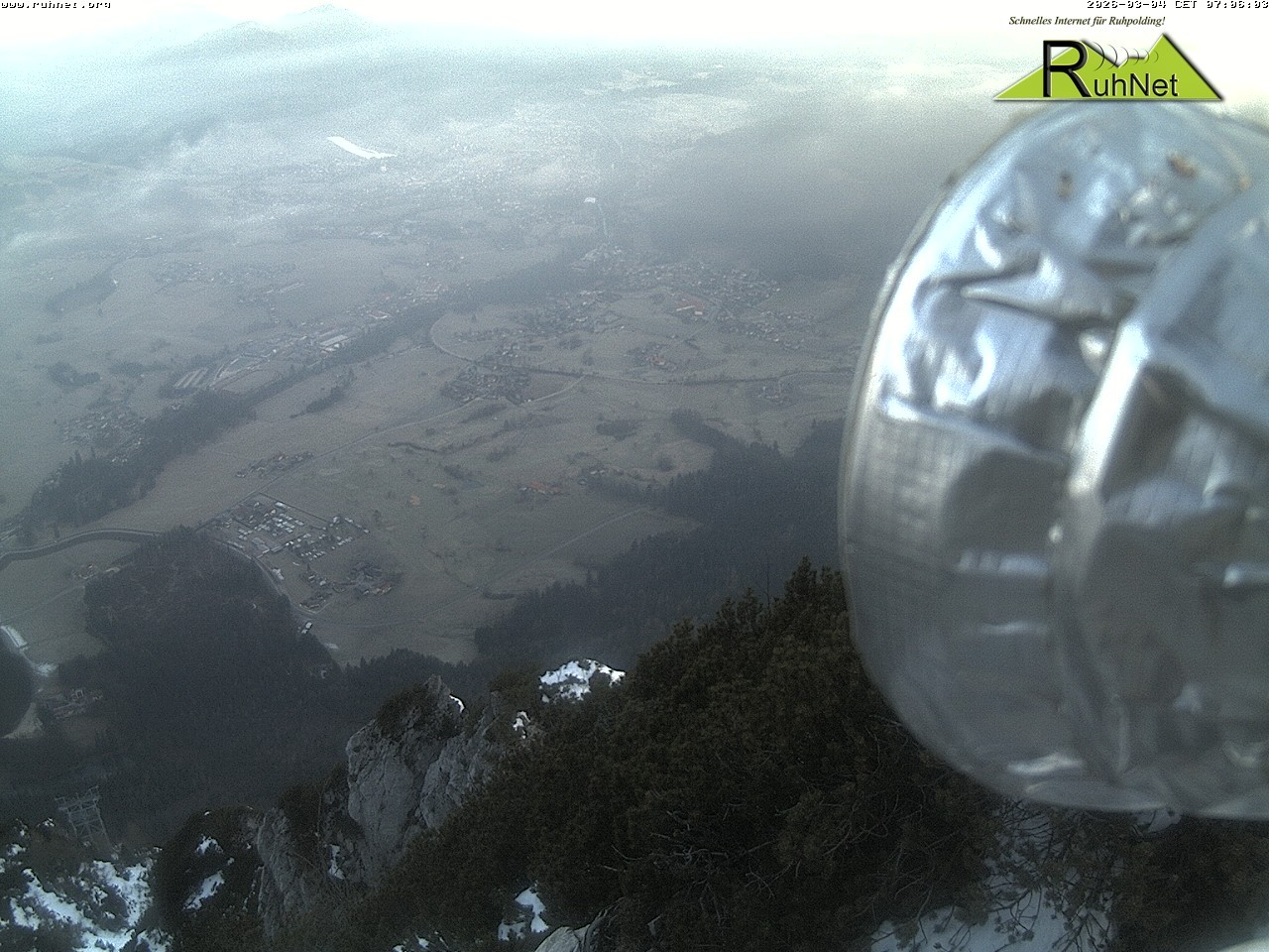 Archiv Foto Webcam Blick auf Ruhpolding