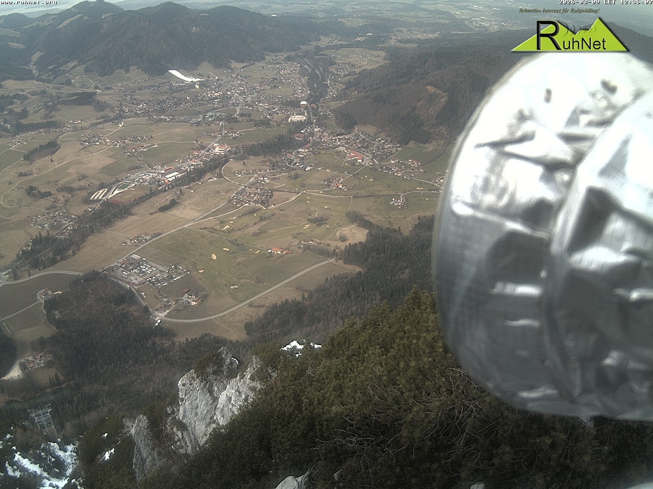 Archiv Foto Webcam Blick auf Ruhpolding