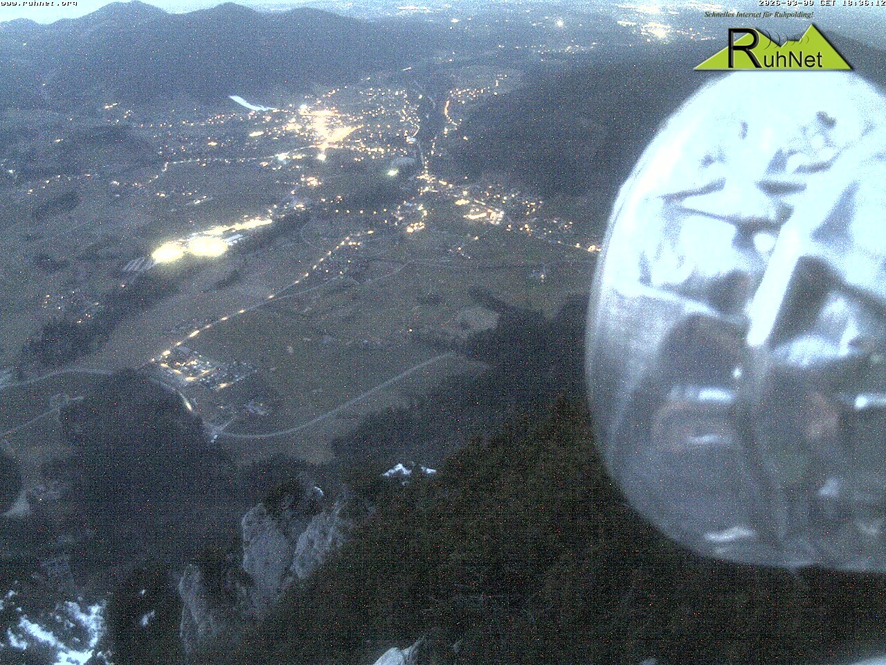Archiv Foto Webcam Blick auf Ruhpolding