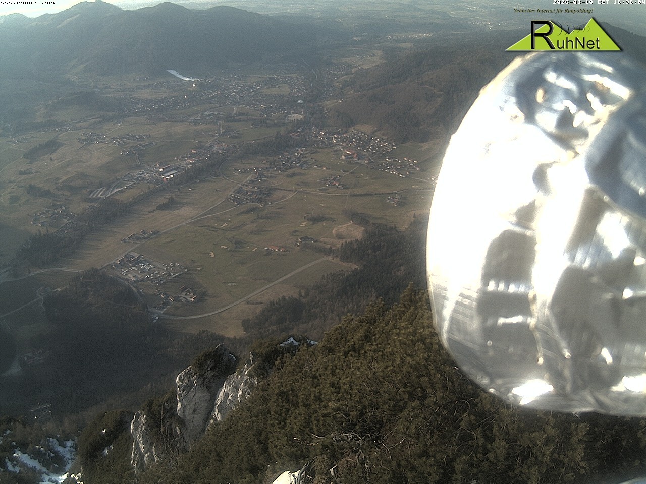 Archiv Foto Webcam Blick auf Ruhpolding