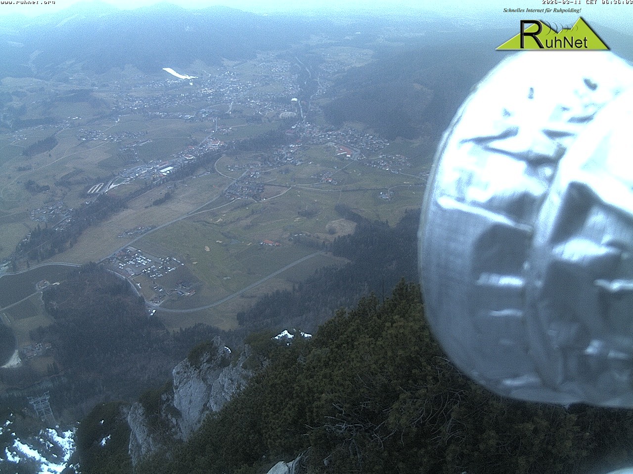 Archiv Foto Webcam Blick auf Ruhpolding