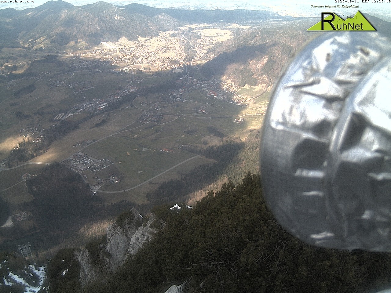 Archiv Foto Webcam Blick auf Ruhpolding