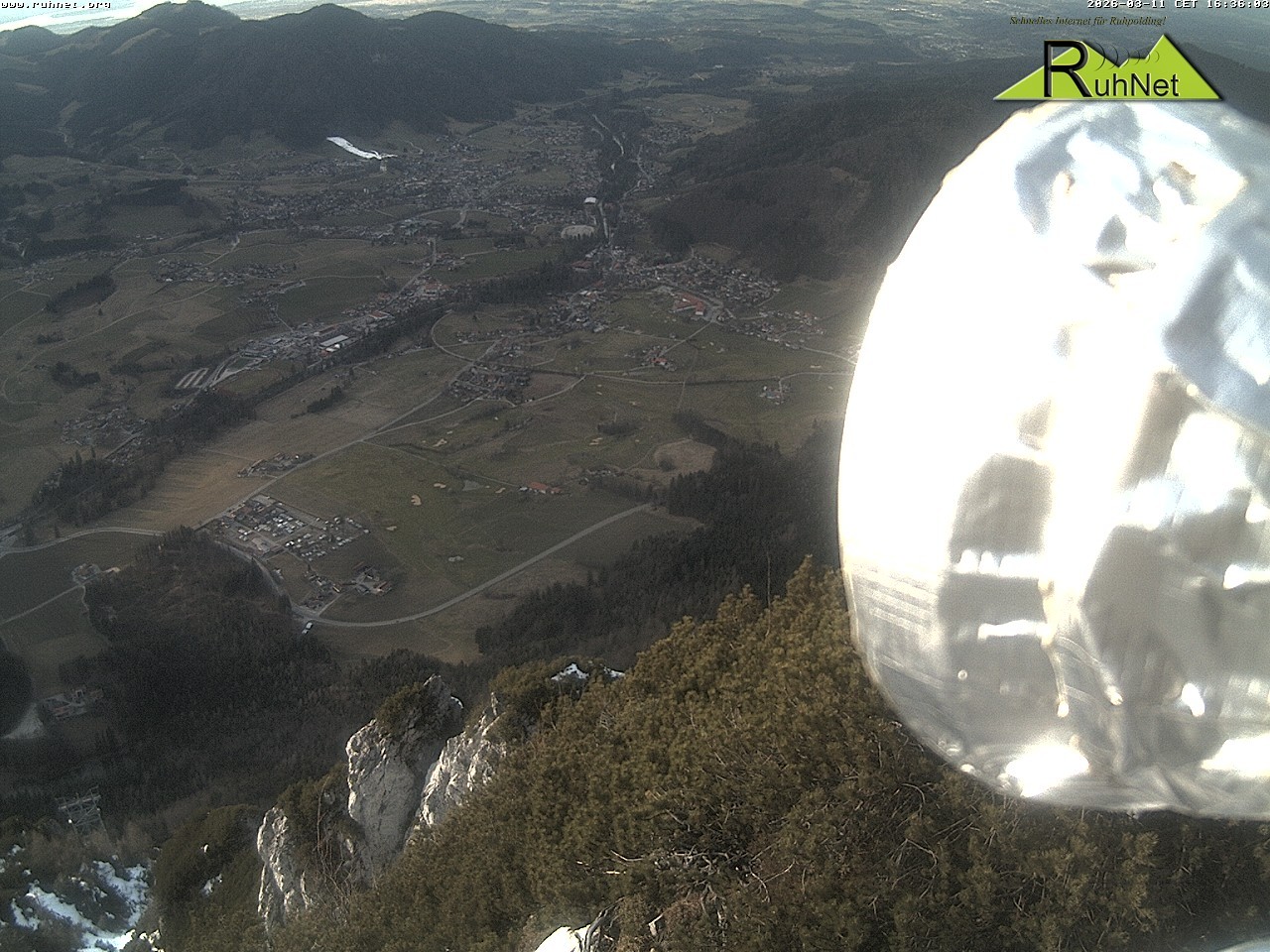 Archiv Foto Webcam Blick auf Ruhpolding