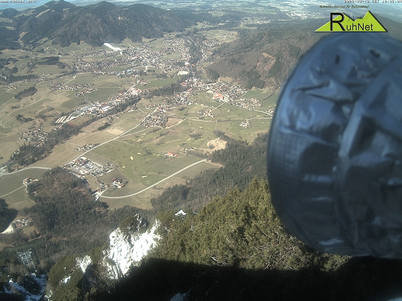 Archiv Foto Webcam Blick auf Ruhpolding