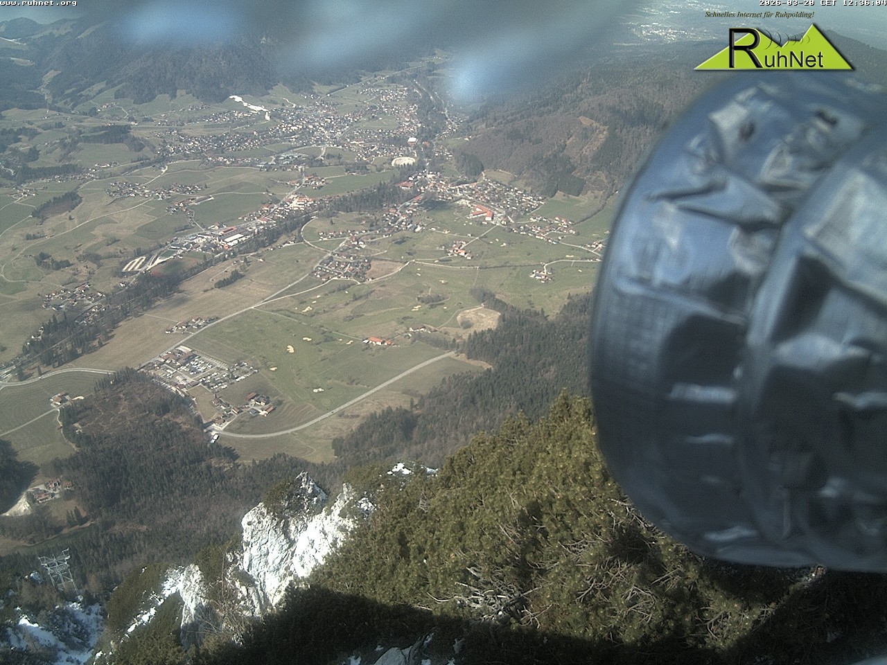 Archiv Foto Webcam Blick auf Ruhpolding