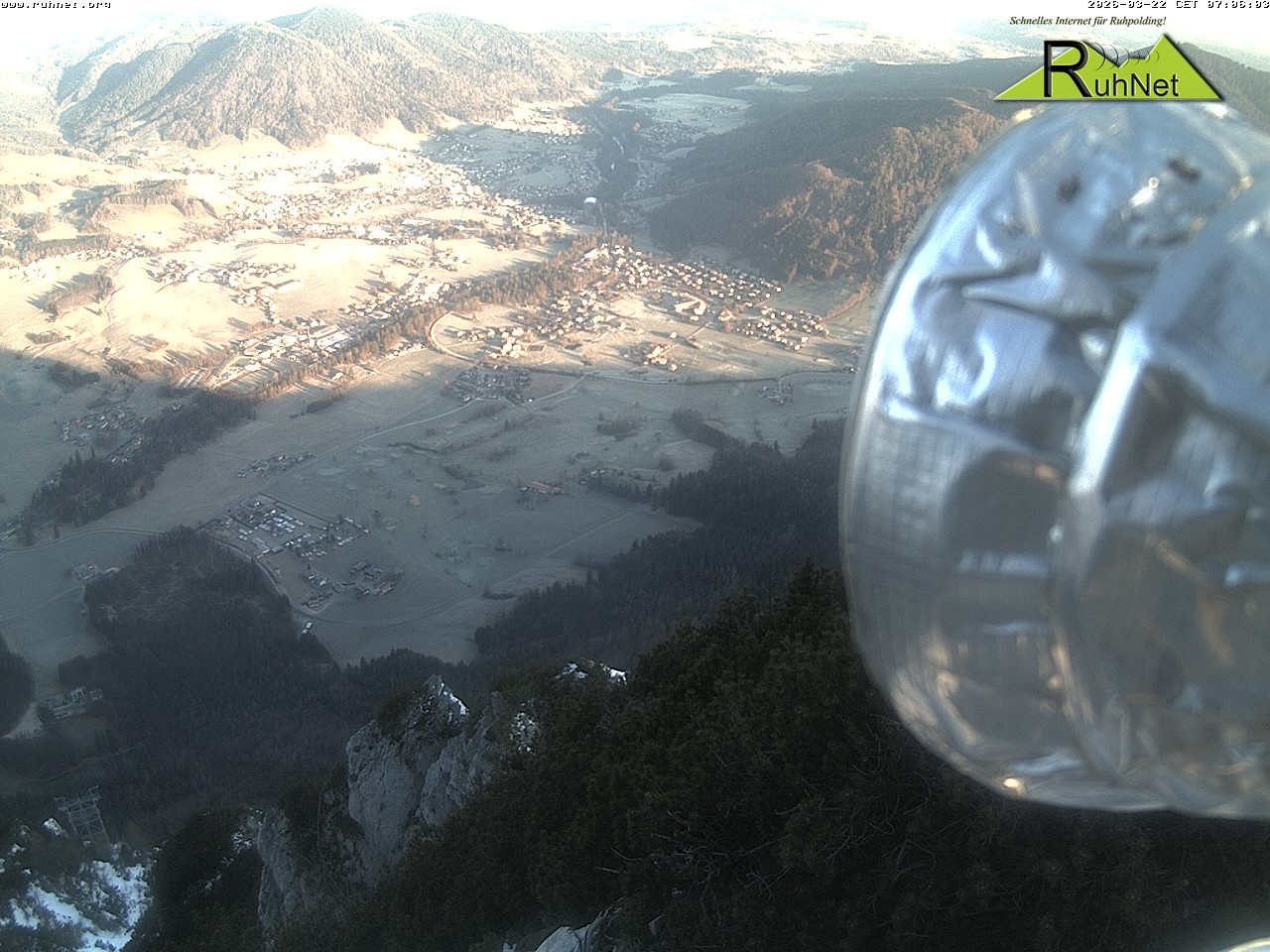 Archiv Foto Webcam Blick auf Ruhpolding