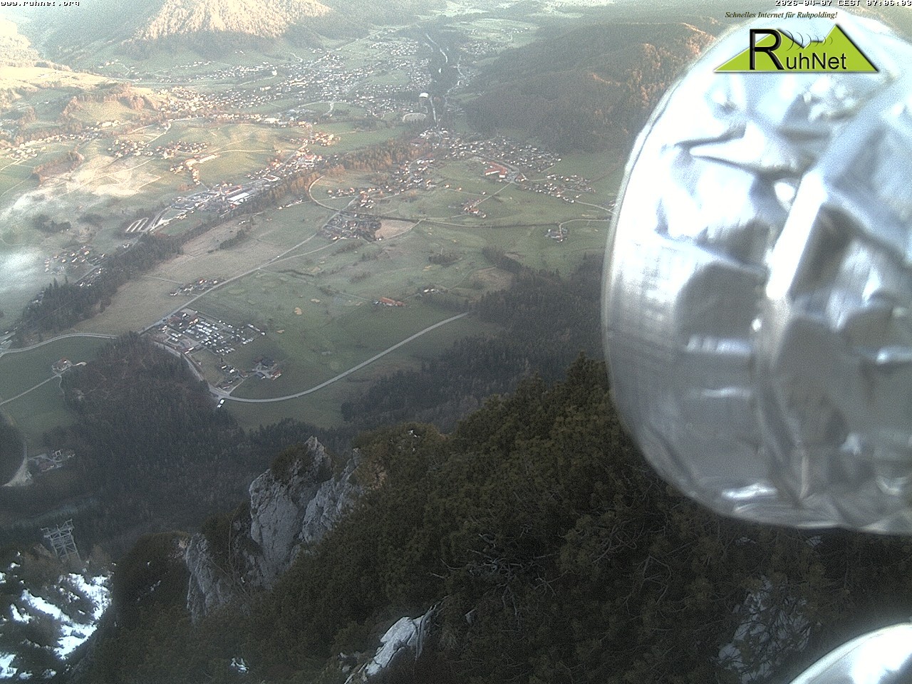 Archiv Foto Webcam Blick auf Ruhpolding