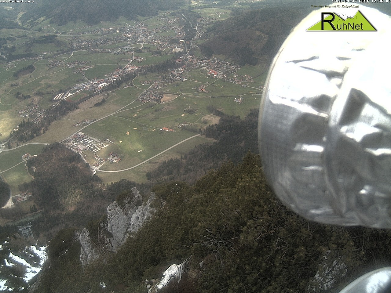 Archiv Foto Webcam Blick auf Ruhpolding