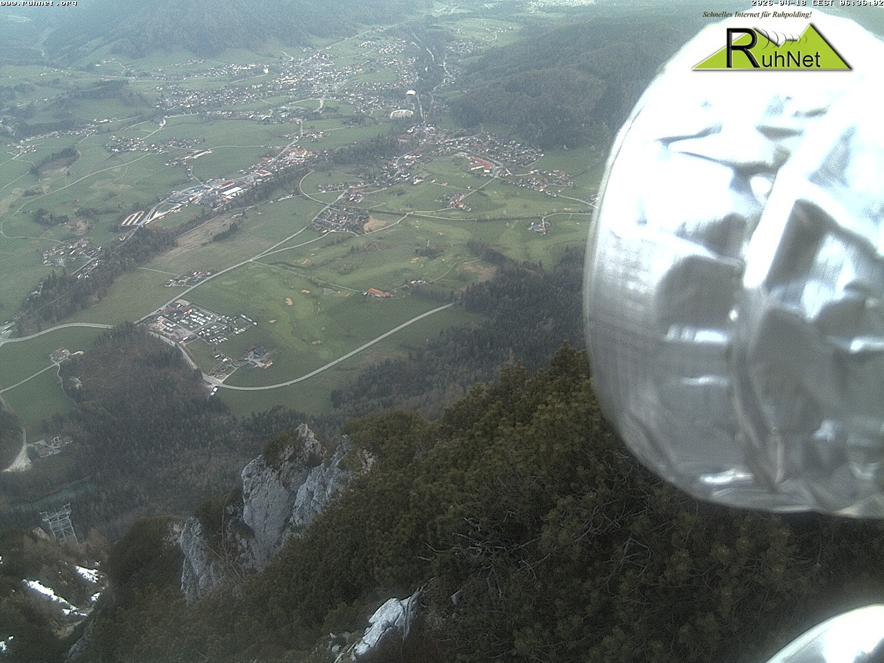 Archiv Foto Webcam Blick auf Ruhpolding