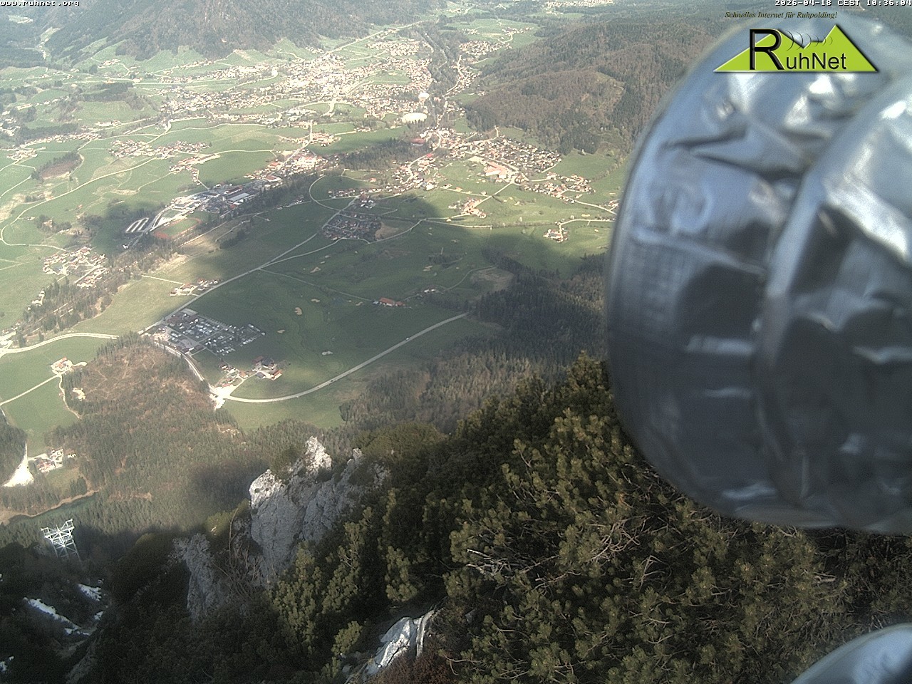 Archiv Foto Webcam Blick auf Ruhpolding