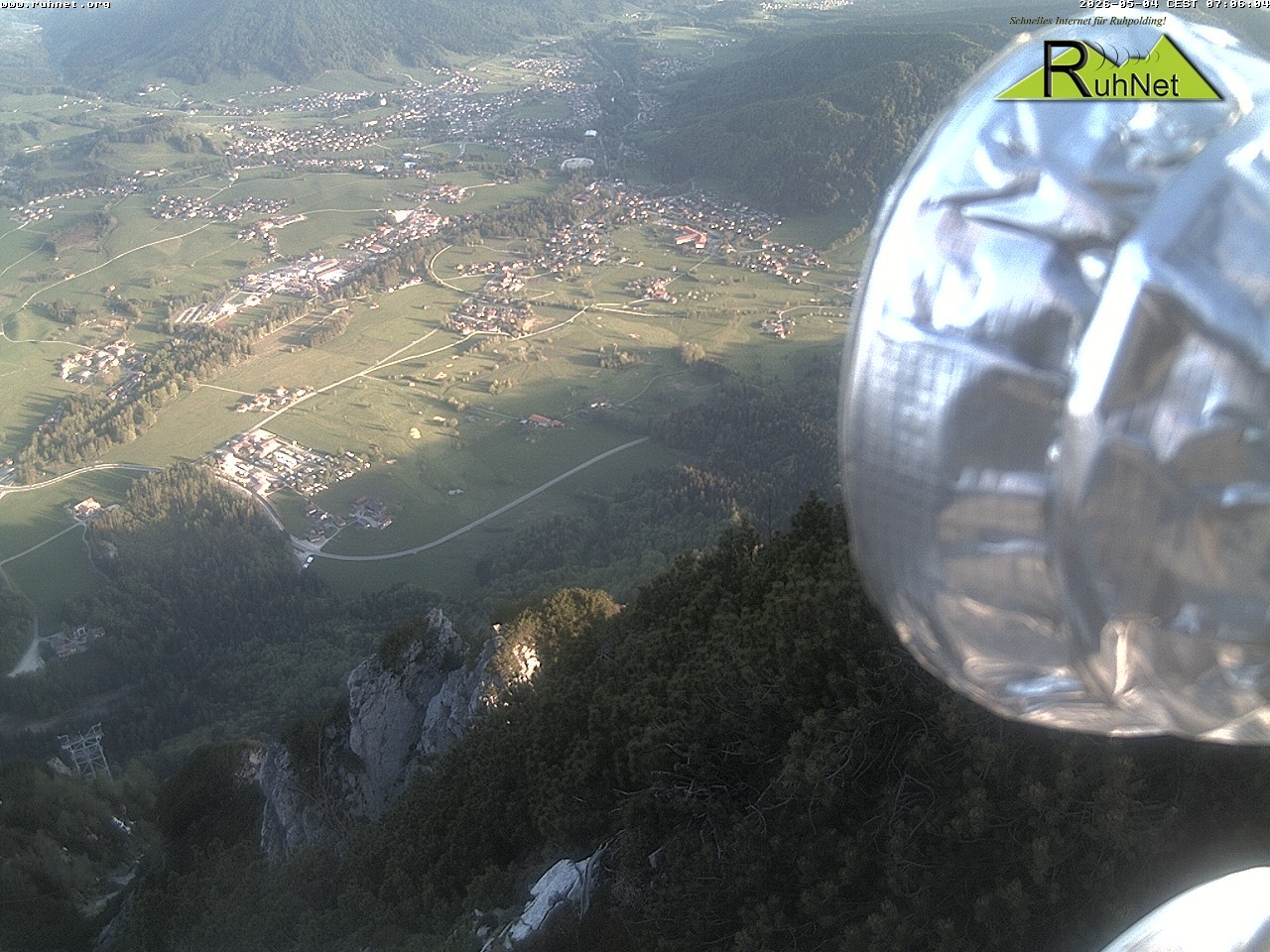 Archiv Foto Webcam Blick auf Ruhpolding