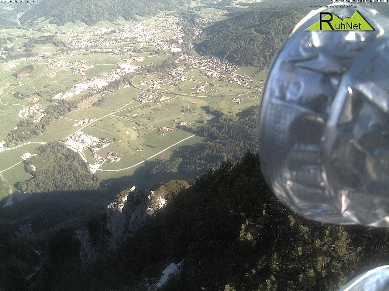 Archiv Foto Webcam Blick auf Ruhpolding