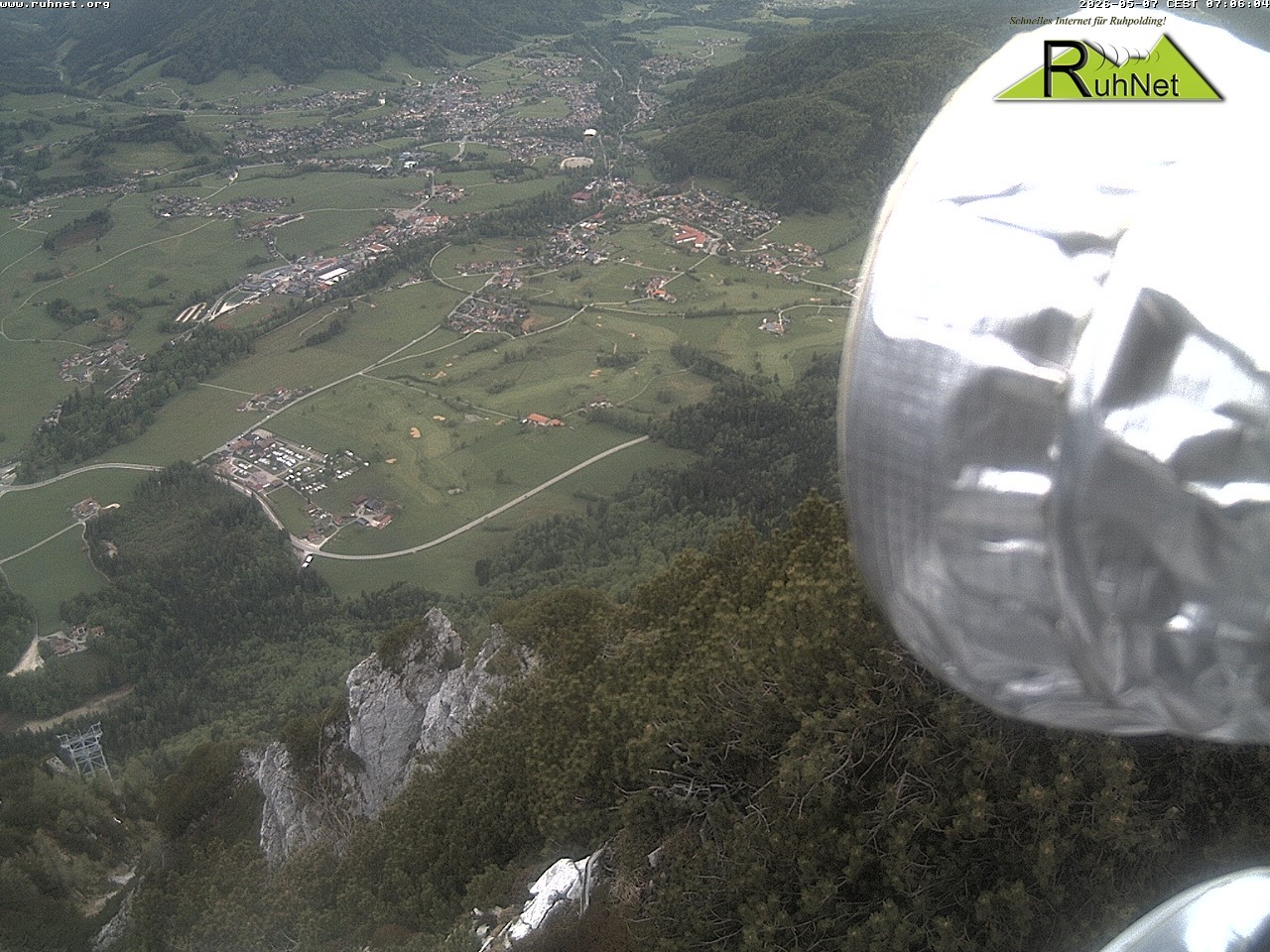 Archiv Foto Webcam Blick auf Ruhpolding