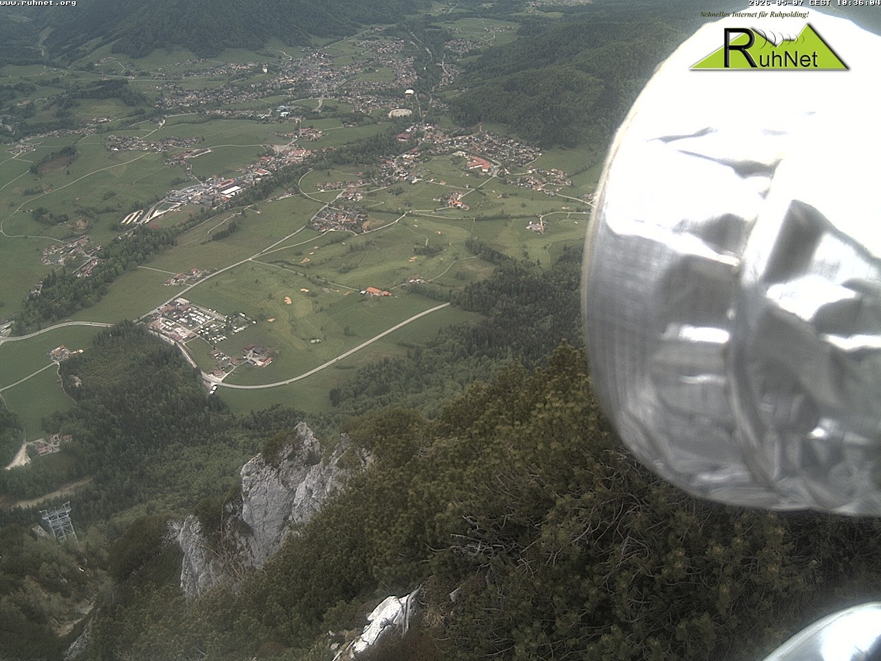 Archiv Foto Webcam Blick auf Ruhpolding
