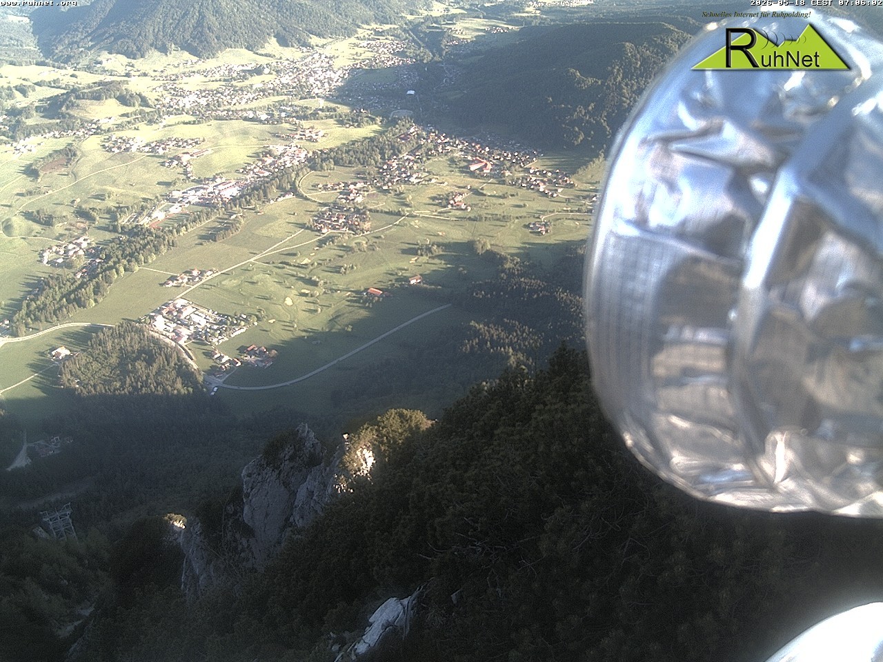 Archiv Foto Webcam Blick auf Ruhpolding