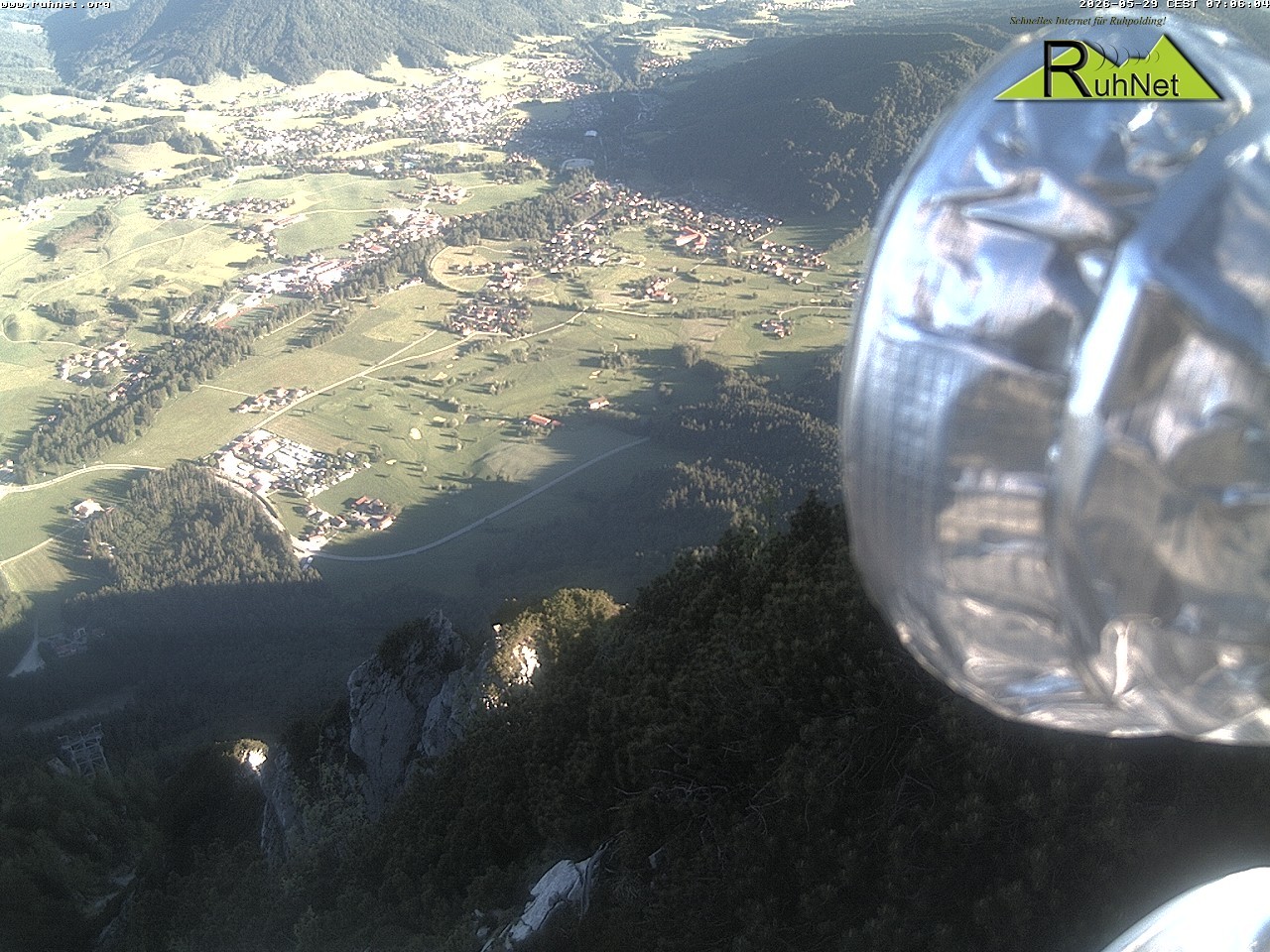 Archiv Foto Webcam Blick auf Ruhpolding