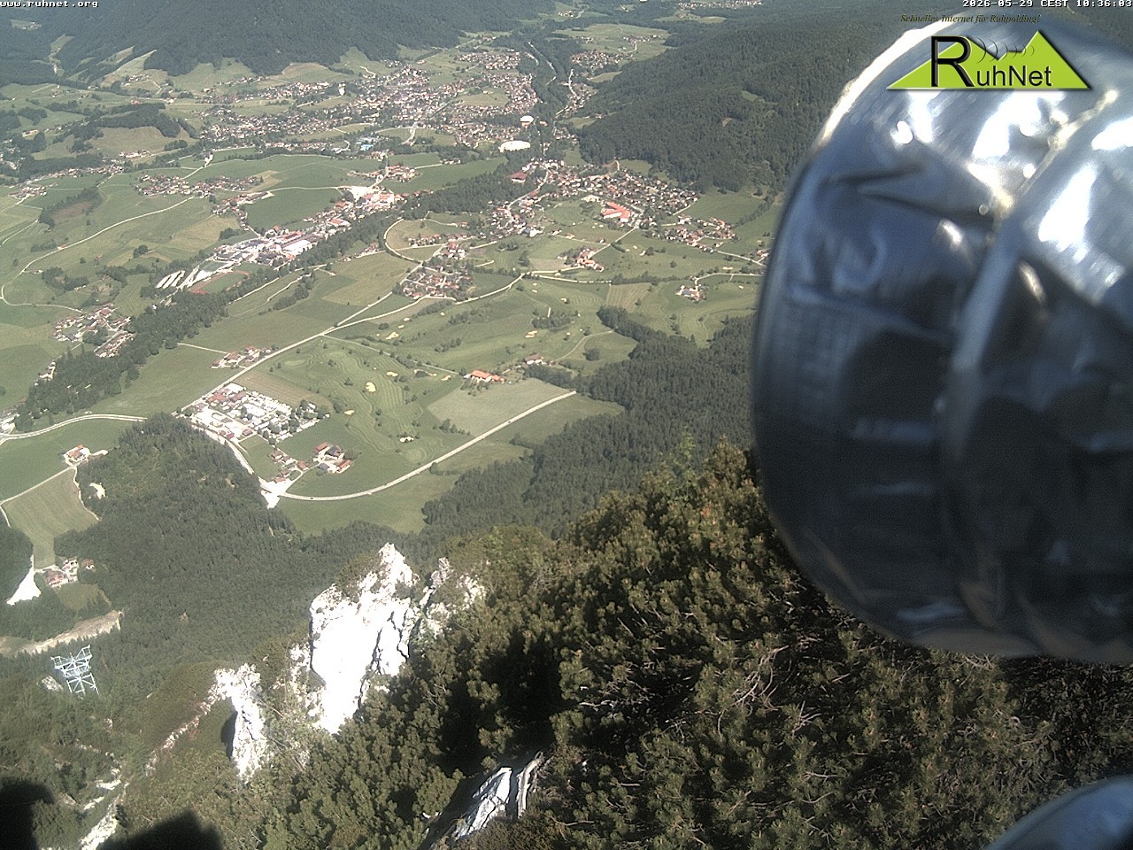 Archiv Foto Webcam Blick auf Ruhpolding