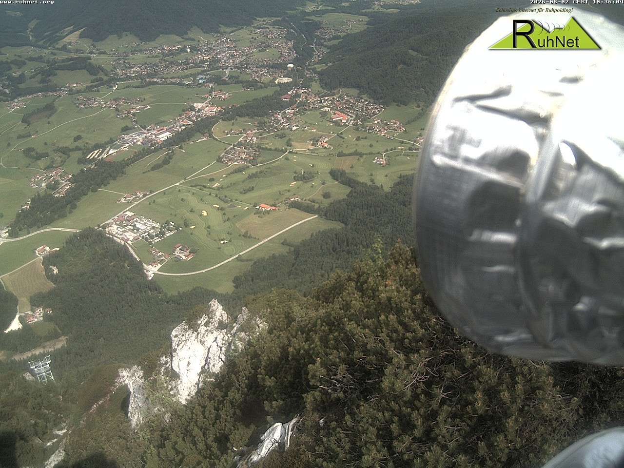 Archiv Foto Webcam Blick auf Ruhpolding