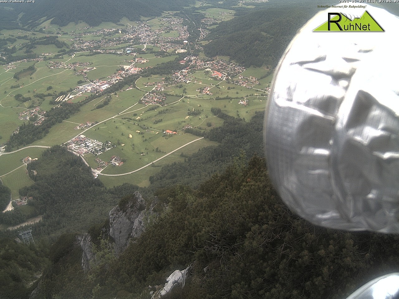 Archiv Foto Webcam Blick auf Ruhpolding
