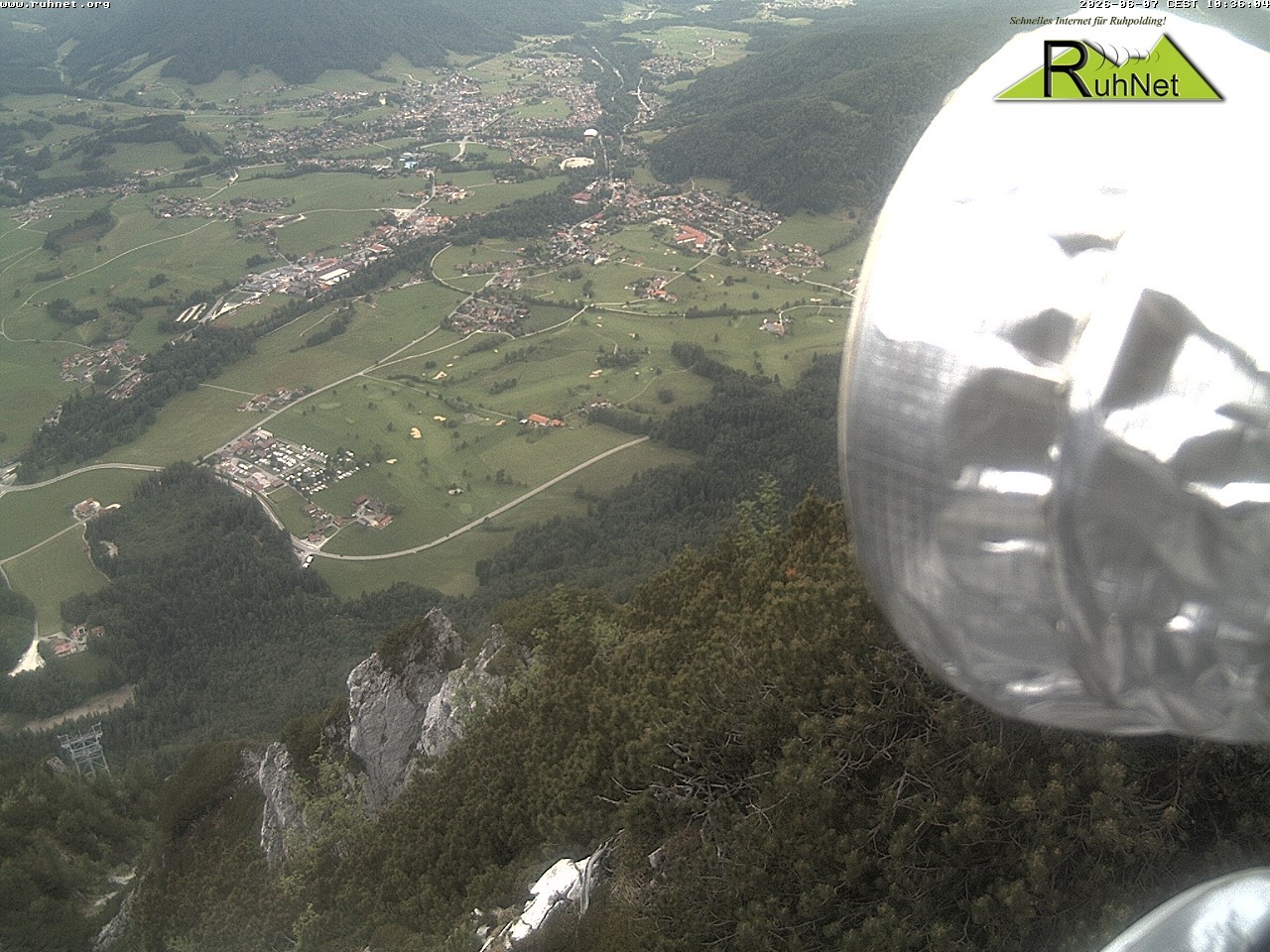 Archiv Foto Webcam Blick auf Ruhpolding