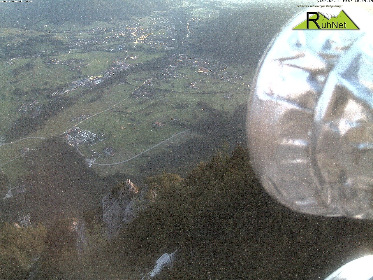 Archiv Foto Webcam Blick auf Ruhpolding
