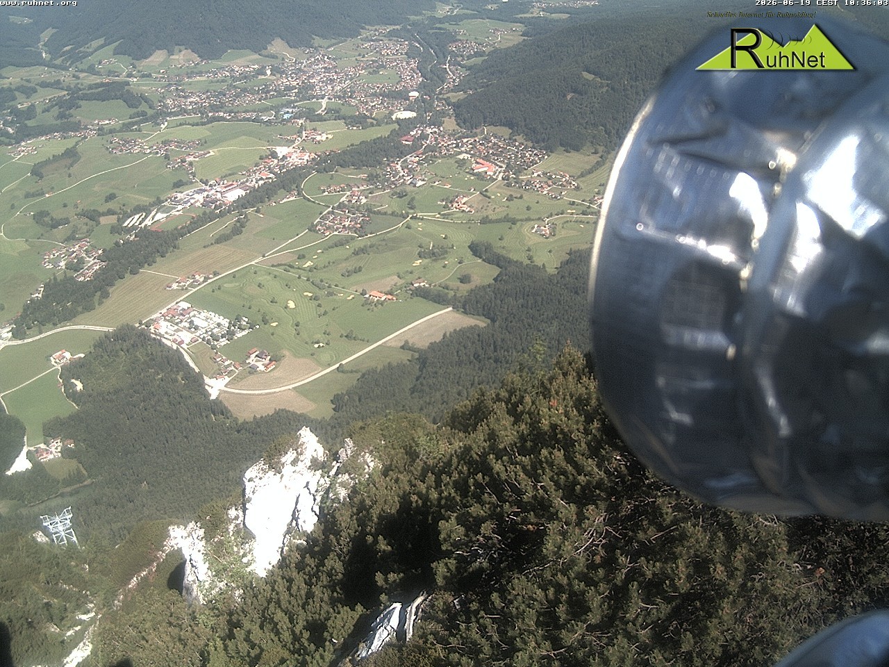 Archiv Foto Webcam Blick auf Ruhpolding