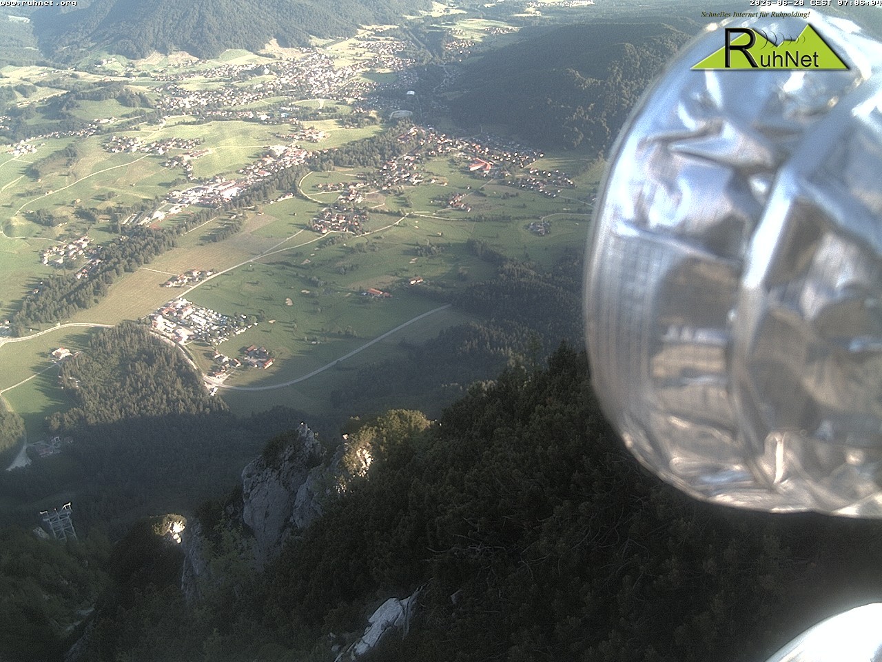 Archiv Foto Webcam Blick auf Ruhpolding