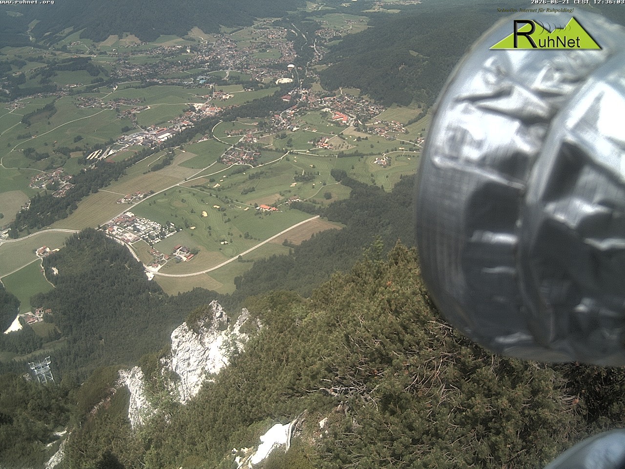 Archiv Foto Webcam Blick auf Ruhpolding
