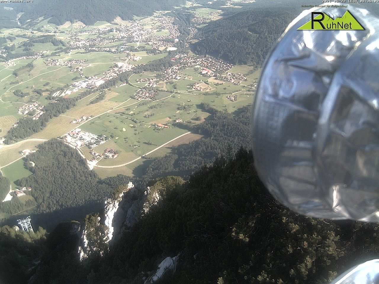 Archiv Foto Webcam Blick auf Ruhpolding