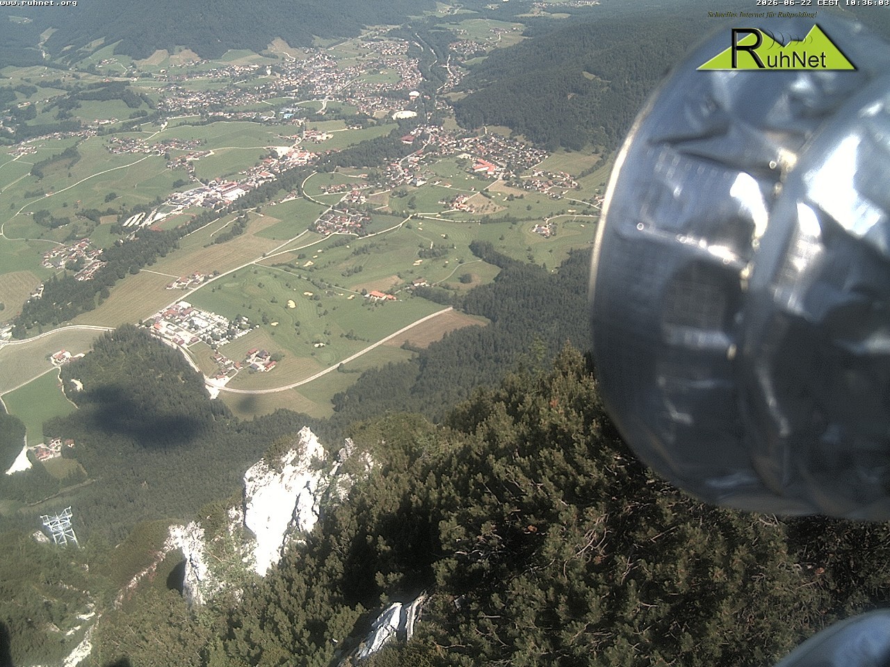 Archiv Foto Webcam Blick auf Ruhpolding