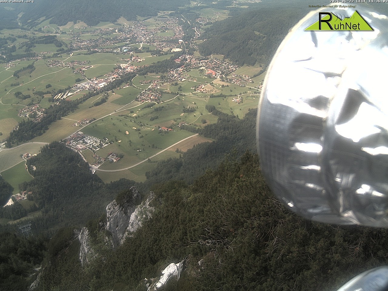 Archiv Foto Webcam Blick auf Ruhpolding