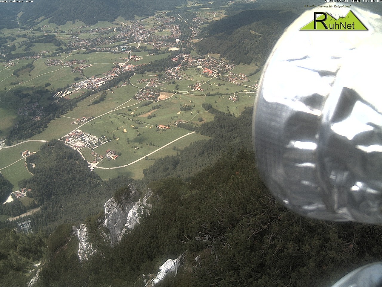 Archiv Foto Webcam Blick auf Ruhpolding