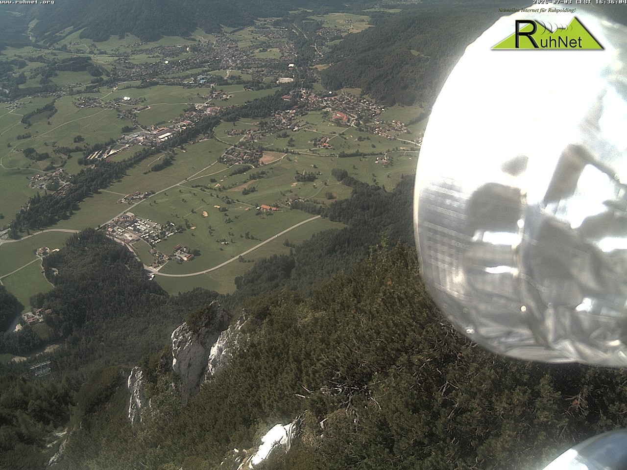 Archiv Foto Webcam Blick auf Ruhpolding
