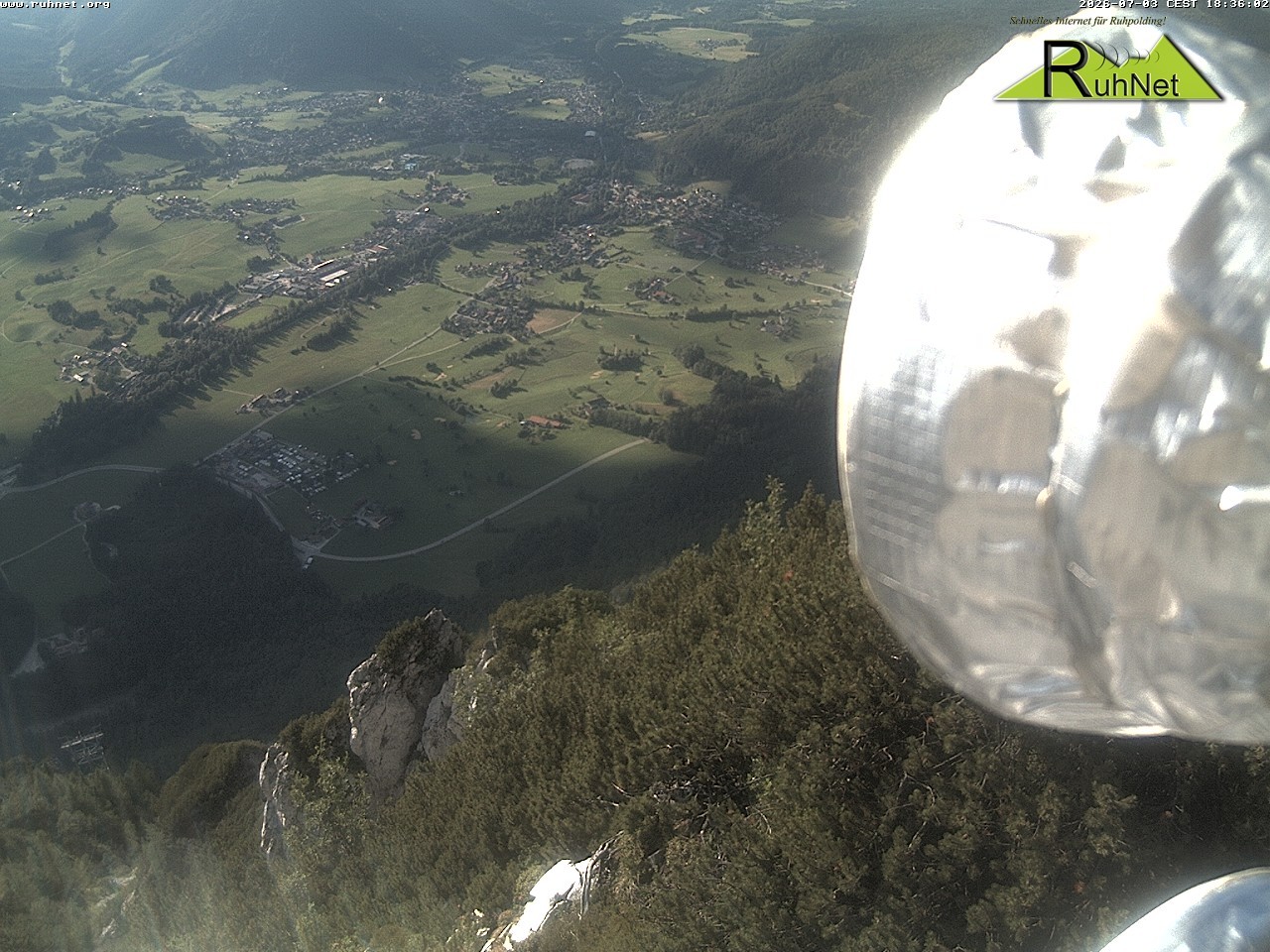 Archiv Foto Webcam Blick auf Ruhpolding
