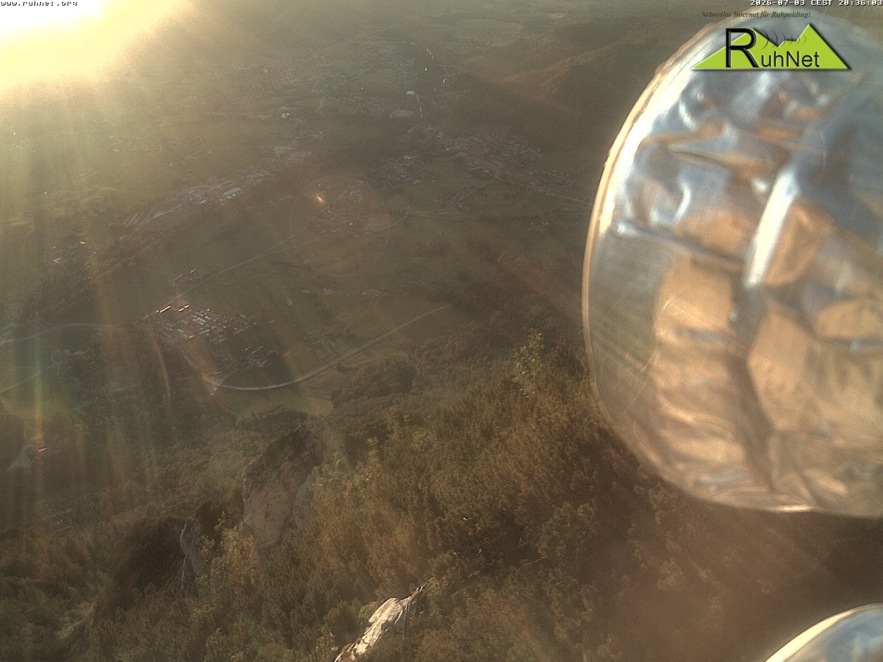 Archiv Foto Webcam Blick auf Ruhpolding