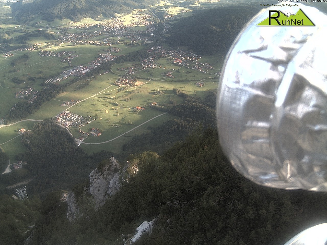 Archiv Foto Webcam Blick auf Ruhpolding