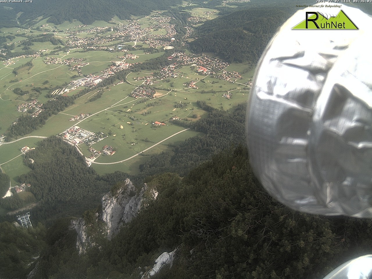 Archiv Foto Webcam Blick auf Ruhpolding